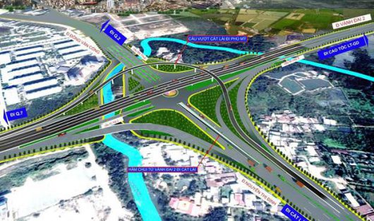 HCMC PAID VND 1.150 BILLION MORE TO COMPLETE THE MY THUY TRAFFIC ROUNDABOUT AT THE EMTRANCE OF CAT LAI PORT