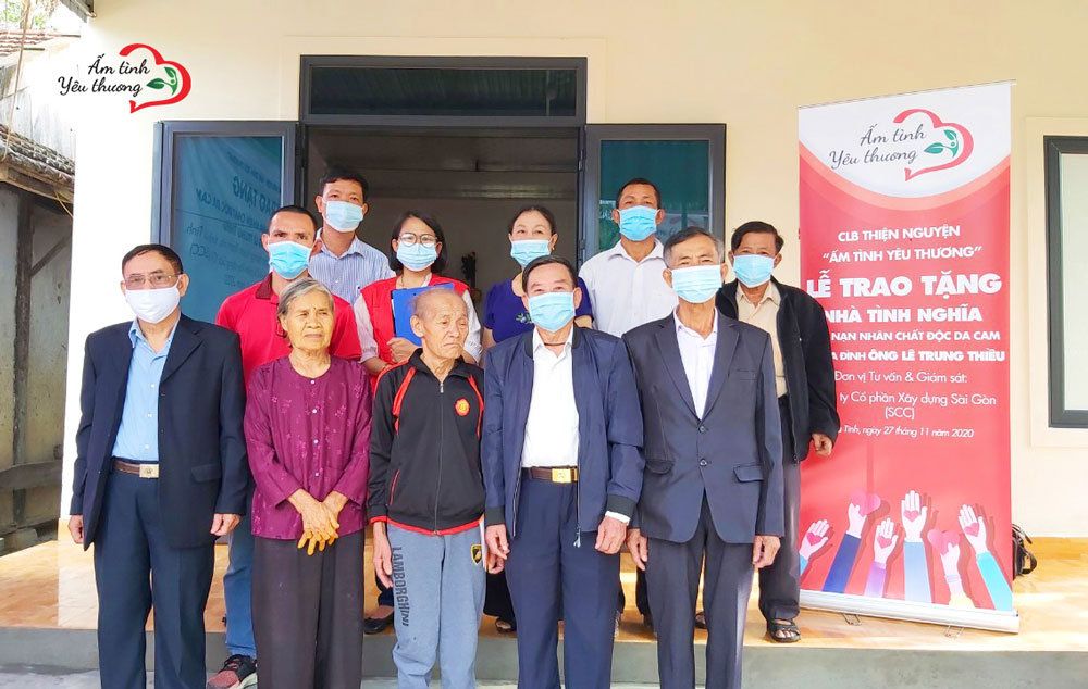 HOUSEHOLDS OF THE SECOND AGENT ORANGE VICTIMS RECEIVED THE HOUSE OF LOVE